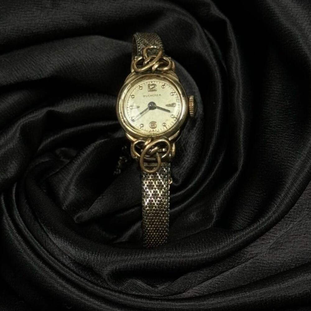 Vintage Bucherer Rolled Gold Warranted 20 Micron Wind Up Ladies Watch